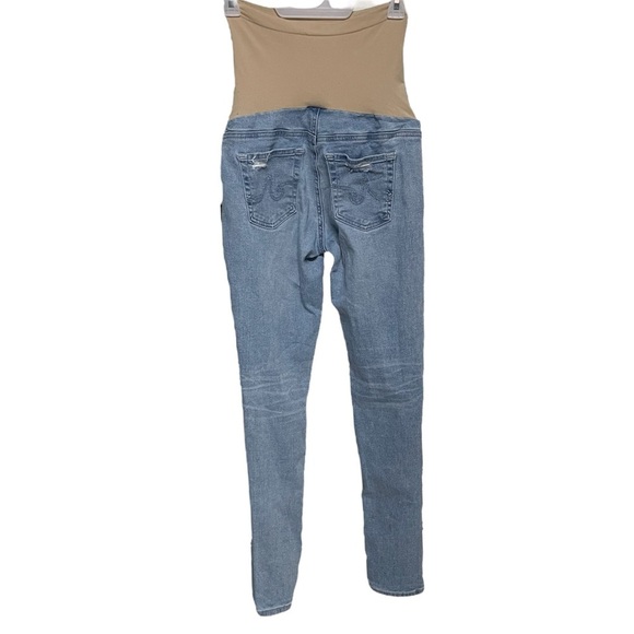 AG Adriano Goldschmied Maternity Skinny Jeans women’s size 29 distressed - Picture 2 of 4